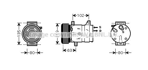 AVA QUALITY COOLING kompresorius, oro kondicionierius RTK440